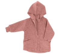 Engel - Baby Hooded Zip-Up Jacket - Giacca di lana 110/116 fuchsia