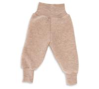 Engel - Baby Trousers with Navel Waistband - Pantaloni in pile 62/68 beige