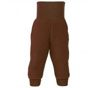 Engel - Baby Trousers with Navel Waistband - Pantaloni in pile 62/68 marrone