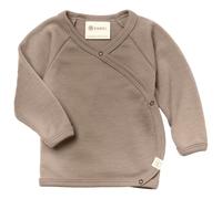 Engel - Baby Wraparound Shirt - Maglia a manica lunga merino 62/68 marrone