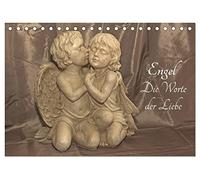 Engel - Die Worte der Liebe (Tischkalender 2026 DIN A5 quer), CALVENDO Monatskalender: 12 Engelbotschaften begleiten Sie durchs Jahr.
