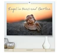 Engel in Haus und Garten (hochwertiger Premium Wandkalender 2026 DIN A2 quer), Kunstdruck in Hochglanz: Engel begleiten Sie durch das Jahr. Liebevoll ... Tiller die Lichtwesen in Haus und Garten.
