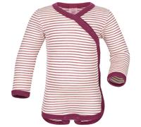 Engel - Kid's Baby-Wickelbody Langarm - Intimo lana merinos 62/68 fuchsia