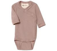 Engel - Kid's Wraparound Bodysuit L/S with Press Studs on the Side - Body 44 marrone