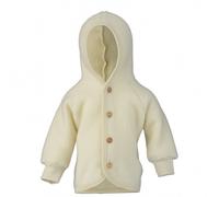 Engel - Kinder Kapuzenjacke mit Holzknöpfen - Giacca di lana 50/56 beige