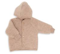 Engel - Kinder Kapuzenjacke mit Holzknöpfen - Giacca di lana 86/92 beige