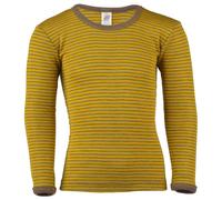 Engel Maglietta Intima per Bambini Merino, 70% Lana Merino (Biologica), 30% Seta (Zafferano/Noce, 7-8 Anni /128)
