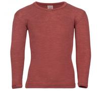 Engel - Kinder Unterhemd L/S - Intimo lana merinos 128 rosso
