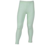 Engel Leggings lunghi per bambini, 70% lana biologica, 30% seta certificata GOTS, Menta pastello, 128