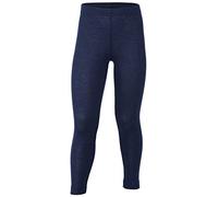 Leggings/Pantaloni Lunghi per Bambini, 70% Lana, 30% Seta (14 Anni, Marina)