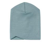 Engel Natur, berretto per neonati e bambini a doppio strato, 70% lana (kbT), 30% seta, Blu montagna, 2-3 Jahre