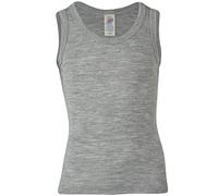 Engel Natur,Camicia per Bambini, 70% Lana, 30% Seta (140 (8-10 Anni), Grigio)