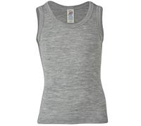 Engel Natur,Camicia per Bambini, 70% Lana, 30% Seta (152, 10-12 Anni), Grigio