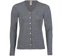 Engel Natur, cardigan da donna, 100% lana (kbT) ardesia 48/50 IT