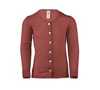 Engel Natur Cardigan per bambini, lana e seta, rame, 104 cm