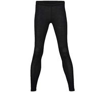 Engel Natur, Leggings Merino da Donna, 70% Lana (Organica), 30% Seta (38-40 EU, Nero)