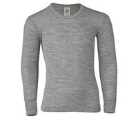Engel - Kinder Unterhemd L/S - Intimo lana merinos 116 grigio
