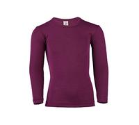Engel Natur, Maglietta Intima da Bambino, 70% Lana, 30% Seta (92 (2-3 Anni), Orchidea)