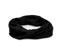 Engel Natur Sciarpa tubolare, 70% lana, 30% seta, per donne e uomini, Nero , Taglia unica
