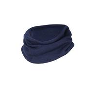 Engel Natur Sciarpa tubolare, per bambini, in 70% lana (kbT), 30% seta, di colore blu marino