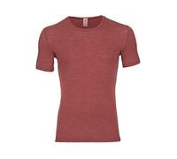 Engel-Natur, T-Shirt/Canottiera da Uomo Merino, 70% Lana (Organica), 30% Seta (54-56 EU, Rame)