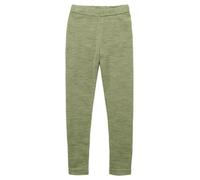 Engel Natura, leggings per bambini, 100% lana (merino), IVN-Best, biancheria termica, verde salvia melange, 116