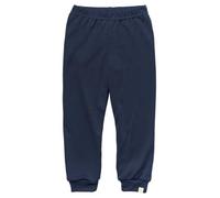 Engel Natura, pantaloni da jogging per bambini, 70% lana (merino), 30% seta, certificato GOTS, Blu marino, 116