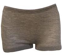 Engel Pantaloncini da donna, 70% lana merino organica, 30% seta, colore: naturale noce 46/48