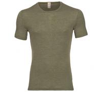 Engel-Natur, T-Shirt/Canottiera da Uomo Merino, 70% Lana (Organica), 30% Seta (54-56 EU, Olive)