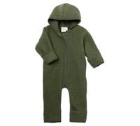 Engel | Tutina in pile di lana | Con cerniera | Per neonato | 100% lana kbT, canna, 50-56