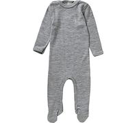 Engel - Tutina pigiama, in lana e seta, in 3 colori, Grigio chiaro melange, 50/56 cm