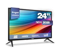 Engel TV LED 24” LE2462CA HD Ready con adattatore 12-24 V per caravan e campeggio, DVB-T2/S2/C, PVR e Time-Shift, Dolby Audio, 3 HDMI, 2 USB, modalità Hotel