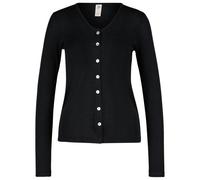 Engel - Women's Fine Ribbed Cardigan - Giacca di lana 42/44 nero