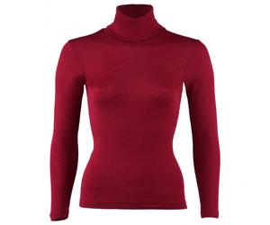 Engel - Women's Long-Sleeved Roll Neck - Intimo tecnico in seta 34/36 rosso