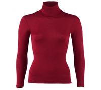 Engel - Women's Long-Sleeved Roll Neck - Intimo tecnico in seta 42/44 rosso