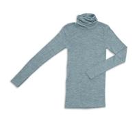 Engel - Women's Long-Sleeved Roll Neck - Intimo tecnico in seta 42/44 turchese