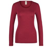 Engel Natur, Maglietta Intima/Camicia da Donna, 70% Lana (Biologica), 30% Seta (34-36 EU, Malva)