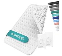 Engelbach® Tappetino doccia antiscivolo 53x53cm - Tappeto con 2 ganci per asciugatura rapida - Senza BPA, antimuffa e antibatterico - Lavabile in lavatrice