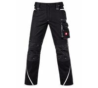 engelbert Strauss 65561 e.s.Motion 2020 - Pantaloni Aderenti, Taglia 40, Colore: Nero/Platino