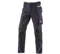 Engelbert Strauss E.s. Motion 2020 - Pantaloni da lavoro da uomo, grafite/blu genziana, 52