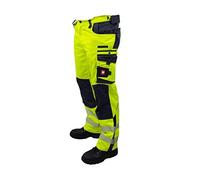 Engelbert Strauss e.s. - Pantaloni da lavoro ad alta visibilità, Giallo allarme, 66