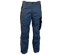 Engelbert Strauss E.S. Pantaloni da lavoro per uomo Active Arbeitshose Workwear, grigio/nero, 54