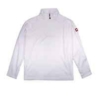 Engelbert Strauss Maglione in pile da uomo Troyer dryplexx Micro, bianco, M