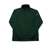 Engelbert Strauss Maglione in pile da uomo Troyer dryplexx Micro, verde, XL