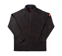 Engelbert Strauss Men Fleece Pullover Troyer dryplexx Micro, Farbe:Schwarz, Größe:XL