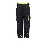 Engelbert Strauss Pantaloni da bambino, con cintura in vita Motion 2020, Nero , 134-140 cm