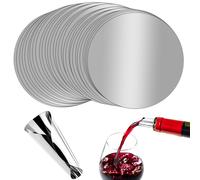 Engelblick DE 50 Pezzi Salvagoccia Vino Riutilizzabile, Disco Versatore Antigocc