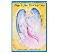 Engelhafter Familienplaner (Tischkalender 2026 DIN A5 hoch), CALVENDO Monatskalender: Engelbilder begleiten durch das Jahr. Farbefrohe Aquarelle. ... Motivierende Bilder als Balsam für die Seele.