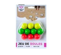 Engelhart - 010141-4 - Set di Ciotole in Legno Colorato per Gioco di Bocce