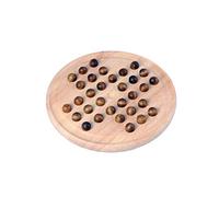Engelhart - 200119 - Classico solitario inglese in legno - 33 fori - Tavola rotonda da 23 cm di diametro